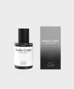 a bottle of perfume and box